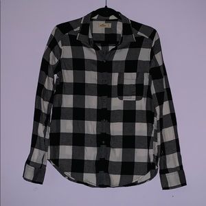 Hollister Flannel size S 🖤🤍